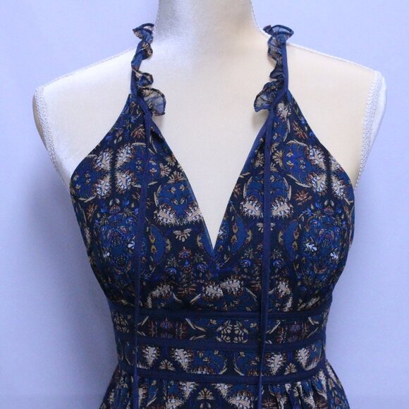 NWT BCBGeneration Blue Halter Dress - Picture 2 of 13